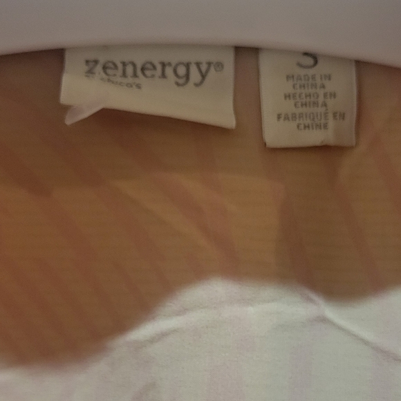 Zenergy Neema Painterly Waves Jacket by‎ Chicos womens size 3 lightweight - Picture 10 of 10